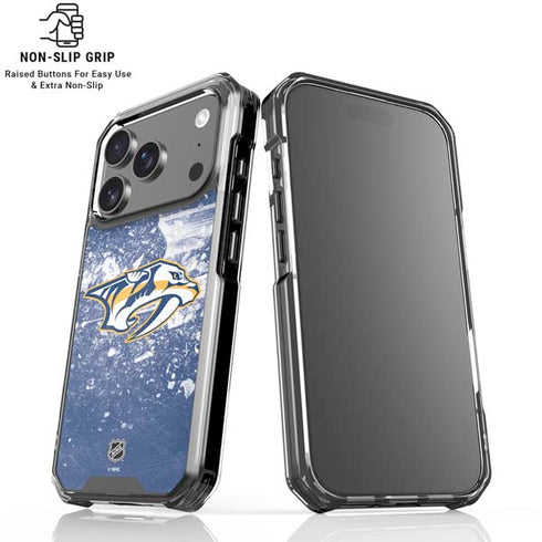 NHL Nashville Predators Frozen iPhone 17 Pro Max Clear Case