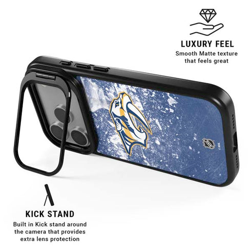 NHL Nashville Predators Frozen iPhone 17 Pro Max Kickstand Case