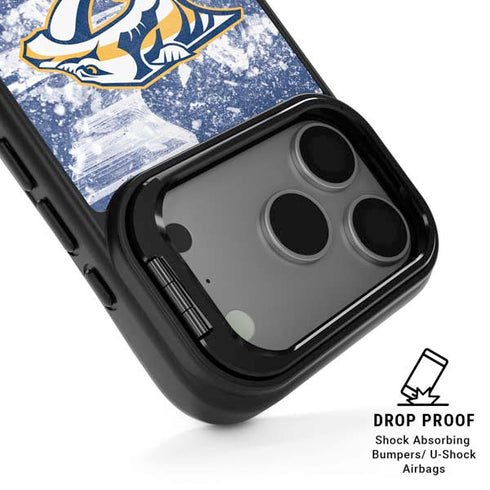 NHL Nashville Predators Frozen iPhone 17 Pro Max Kickstand Case