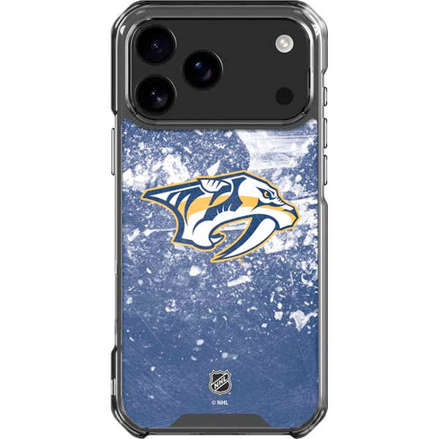 NHL Nashville Predators Frozen iPhone 18 Pro Max Clear Case