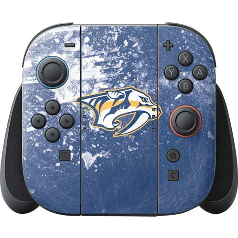 NHL Nashville Predators Frozen Nintendo Skins