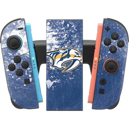 NHL Nashville Predators Frozen Nintendo Switch 2 (2025) Joy-Con Controller Skin