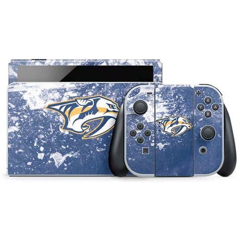 NHL Nashville Predators Frozen Nintendo Skins
