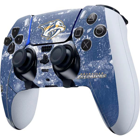 NHL Nashville Predators Frozen PS5 DualSense Edge Pro Controller Skin