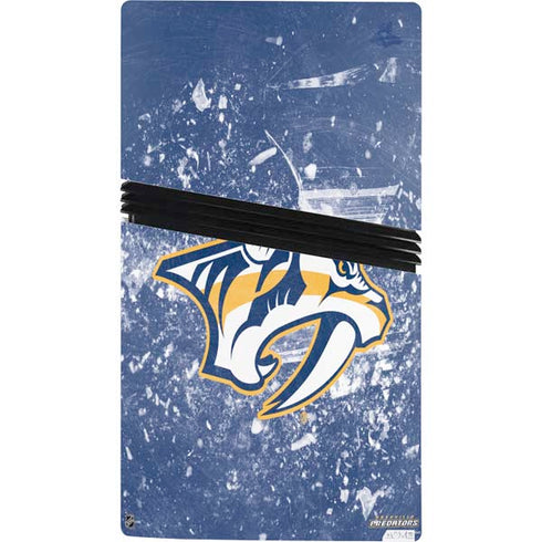 NHL Nashville Predators Frozen PS5 Pro Bundle Skin