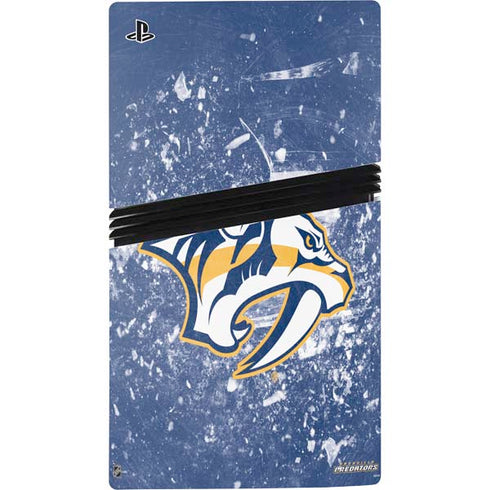 NHL Nashville Predators Frozen PS5 Pro Console Skin