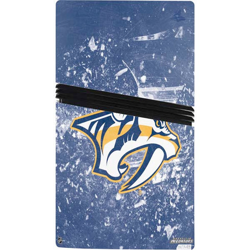 NHL Nashville Predators Frozen PS5 Pro Console Skin