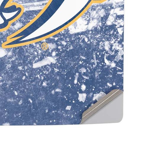 NHL Nashville Predators Frozen PS5 Pro Disk Console Skin