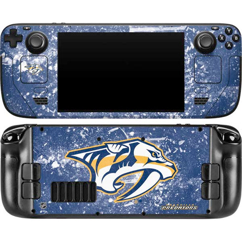 NHL Nashville Predators Frozen Steam Deck Handheld Gaming Computer OLED Skin