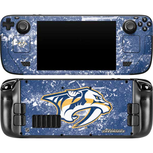 NHL Nashville Predators Frozen Steam Deck Handheld Gaming Computer Skin