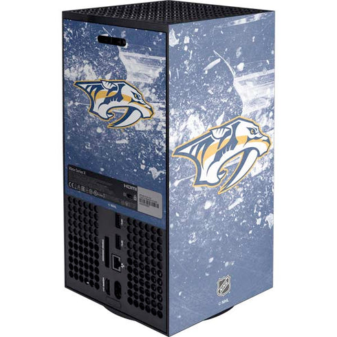 NHL Nashville Predators Frozen XBox Series X Digital Edition Console Skin