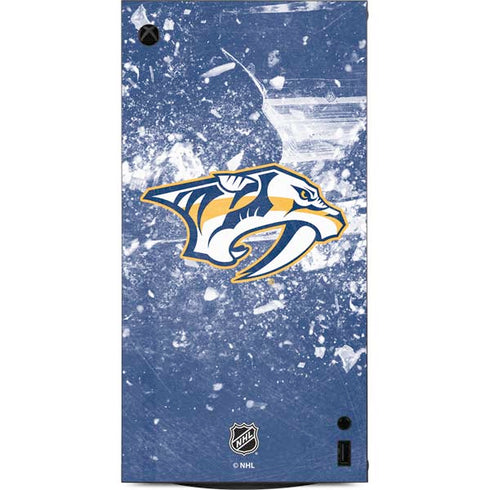 NHL Nashville Predators Frozen XBox Series X Digital Edition Console Skin
