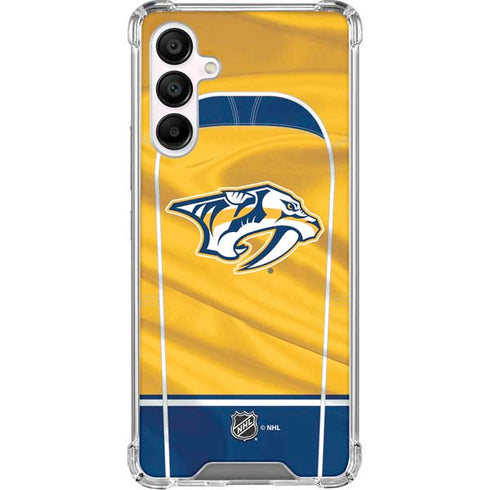 NHL Nashville Predators Jersey Galaxy A16 5G Clear Case