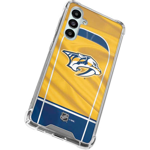 NHL Nashville Predators Jersey Galaxy A16 5G Clear Case