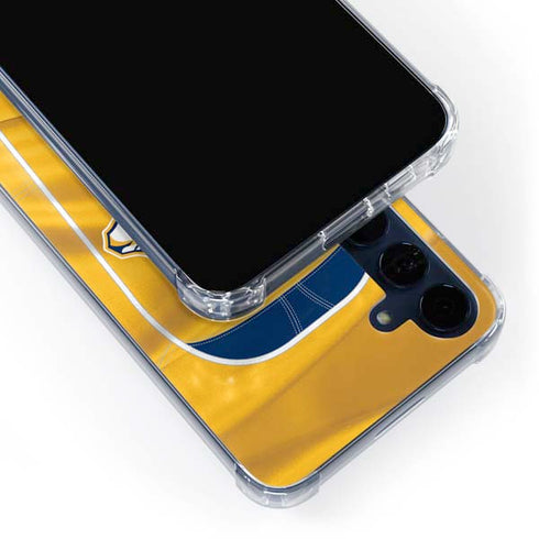 NHL Nashville Predators Jersey Galaxy A35 5G Clear Case