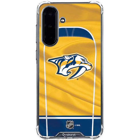 NHL Nashville Predators Jersey Galaxy A36 5G Clear Case