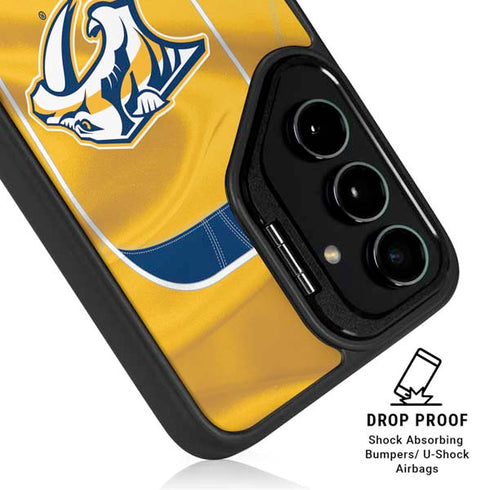 NHL Nashville Predators Jersey Galaxy S24 FE Kickstand Case