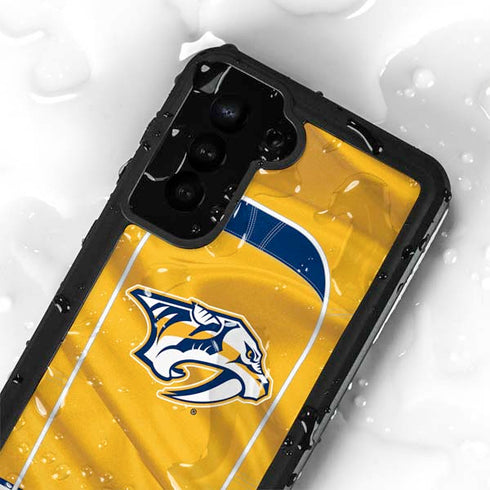 NHL Nashville Predators Jersey Galaxy S24 Plus Waterproof Case