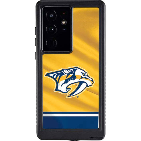 NHL Nashville Predators Jersey Galaxy S24 Ultra Waterproof Case