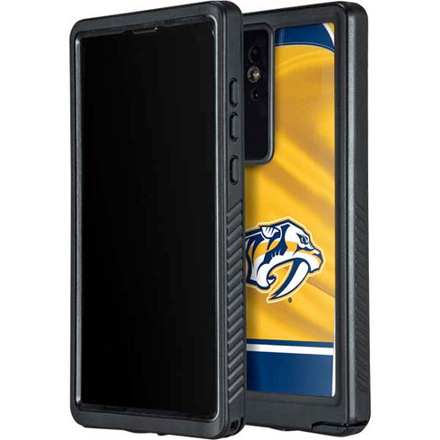 NHL Nashville Predators Jersey Galaxy S24 Ultra Waterproof Case
