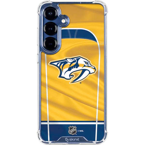 NHL Nashville Predators Jersey Galaxy S25 Clear Case