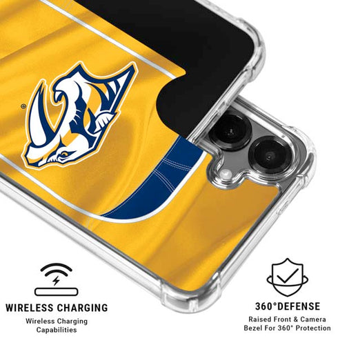 NHL Nashville Predators Jersey Galaxy S26 Clear Case