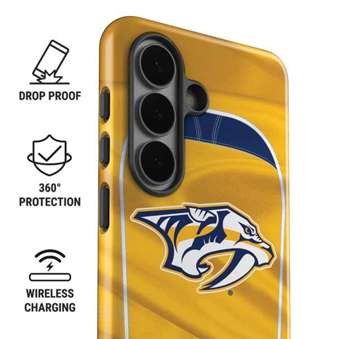NHL Nashville Predators Jersey Galaxy S26 Impact Case
