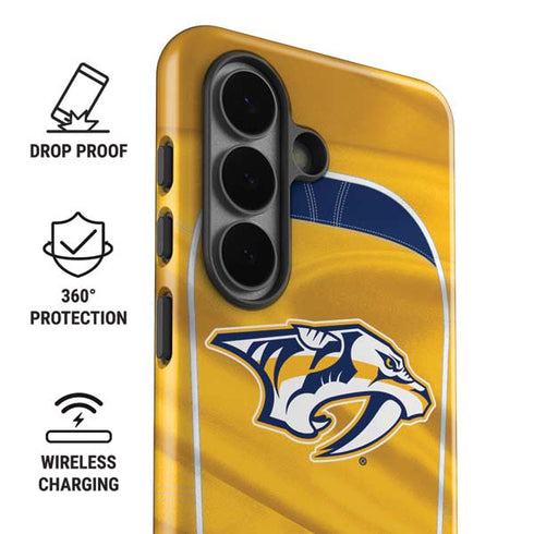 NHL Nashville Predators Jersey Galaxy S26 Plus Impact Case