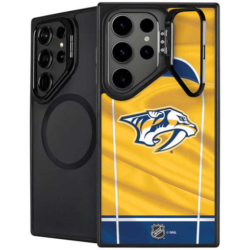 NHL Nashville Predators Jersey Galaxy S26 Ultra Kickstand Case