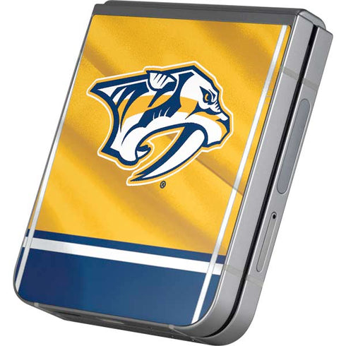 NHL Nashville Predators Jersey Galaxy Z Flip6 Skin