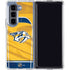NHL Nashville Predators Jersey Galaxy Z Fold5 5G Clear Case