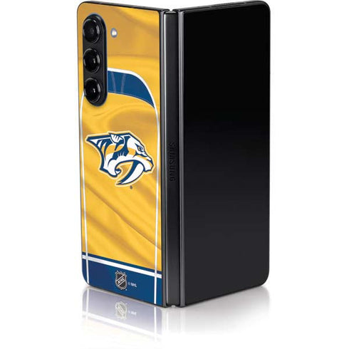 NHL Nashville Predators Jersey Galaxy Z Fold5 5G Skin