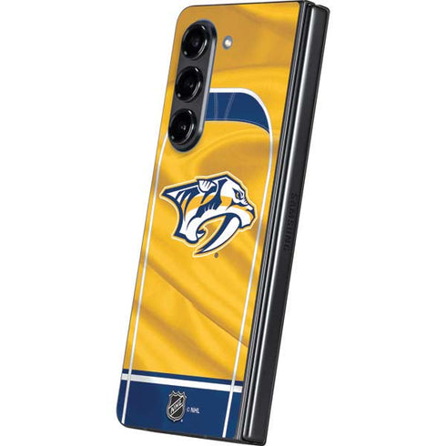 NHL Nashville Predators Jersey Galaxy Z Fold5 5G Skin