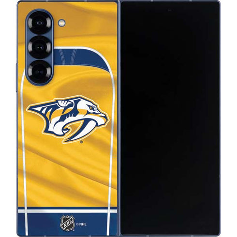 NHL Nashville Predators Jersey Galaxy Z Fold6 Skin