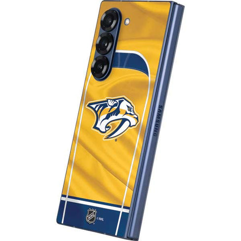NHL Nashville Predators Jersey Galaxy Z Fold6 Skin