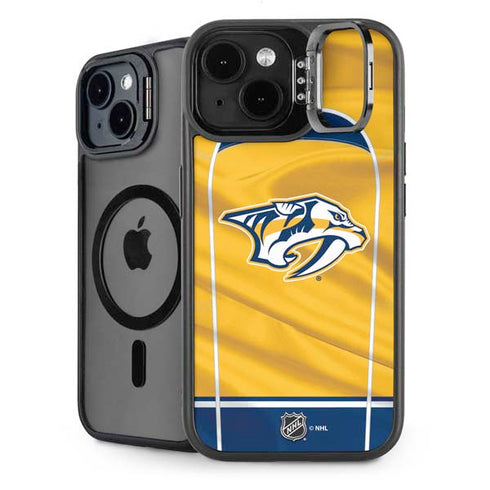 NHL Nashville Predators Jersey iPhone 15 Kickstand Case