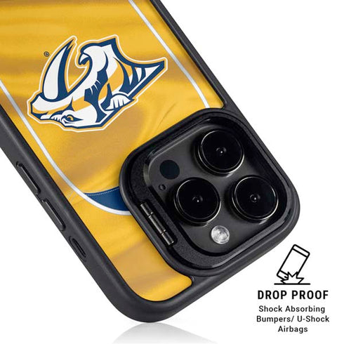NHL Nashville Predators Jersey iPhone 15 Pro Kickstand Case