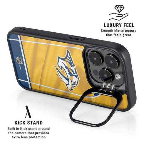 NHL Nashville Predators Jersey iPhone 15 Pro Max Kickstand Case