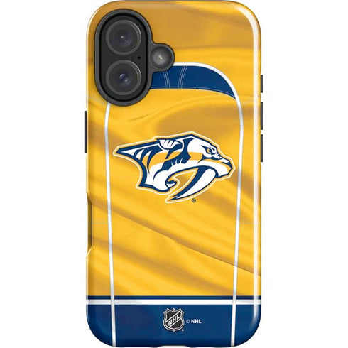 NHL Nashville Predators Jersey iPhone 16 Plus Impact Case