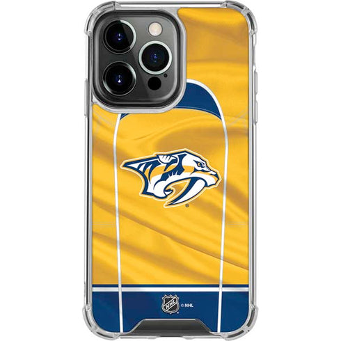 NHL Nashville Predators Jersey iPhone 16 Pro Clear Case