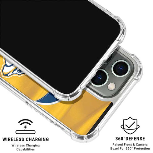 NHL Nashville Predators Jersey iPhone 16 Pro Clear Case