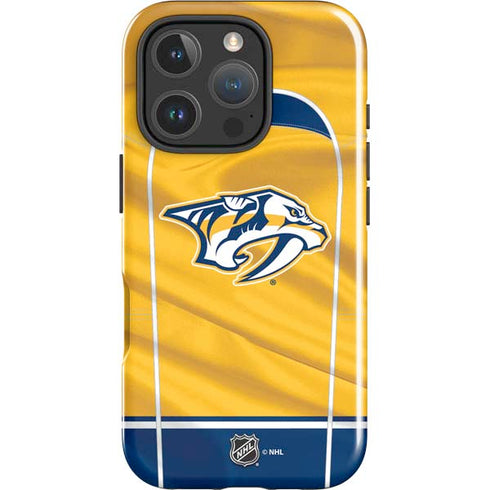 NHL Nashville Predators Jersey iPhone 16 Pro Impact Case