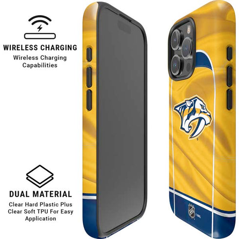 NHL Nashville Predators Jersey iPhone 16 Pro Magsafe Impact Case