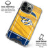 NHL Nashville Predators Jersey iPhone 16 Pro Max Clear Case