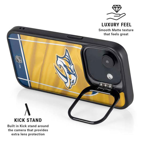 NHL Nashville Predators Jersey iPhone 16e Kickstand Case