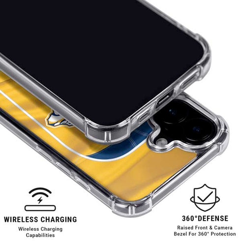 NHL Nashville Predators Jersey iPhone 17 Clear Case