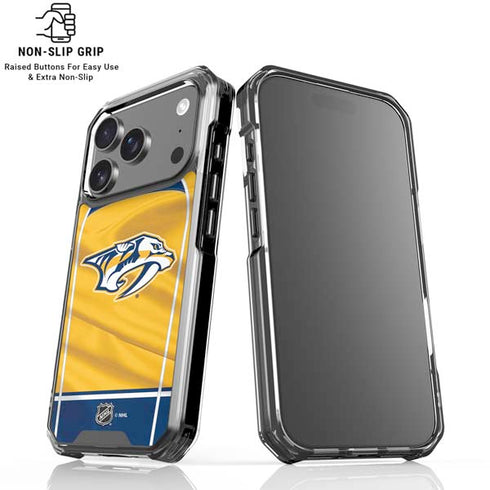 NHL Nashville Predators Jersey iPhone 18 Pro Clear Case