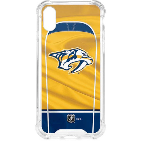 NHL Nashville Predators Jersey iPhone XS Clear Case