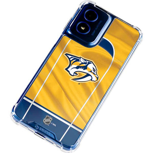 NHL Nashville Predators Jersey Moto G Play 4G (2024) Clear Case