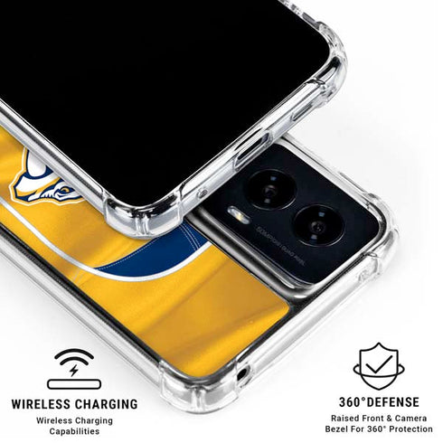 NHL Nashville Predators Jersey Moto G Power 5G (2024) Clear Case